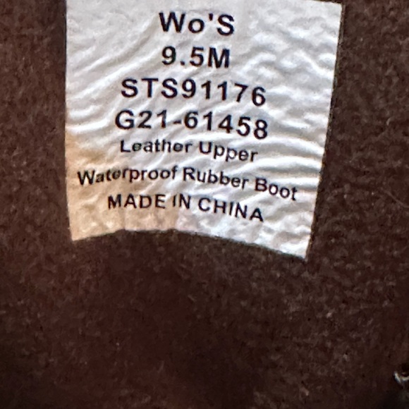 SPERRY Top-Sider Waterproof Saltwater Leather & Rubber Brown Duck Boots Size 9.5 - Picture 11 of 11